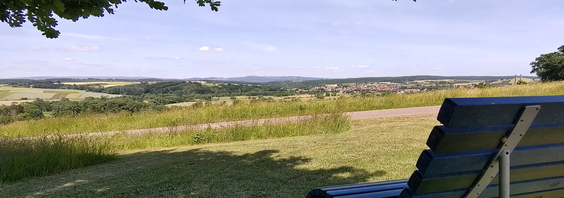 Schöne Aussicht auf der Spitze des Baumparks Schöne Aussicht auf der Spitze des Baumparks