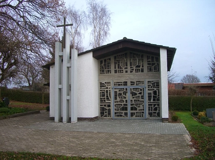 Friedhof Krebeck Die Leichenhalle auf den Friedhof in Krebeck © Samtgemeinde Gieboldehausen